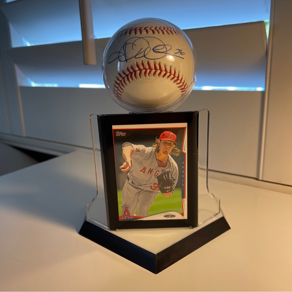 Jered Weaver Signed Baseball
